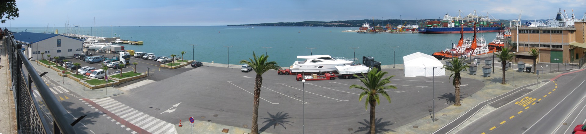Port of Koper waterfront, the wider Sermin setting